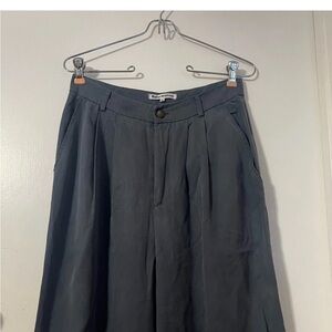 Reformation Mason Trouser Pant Grey size 2